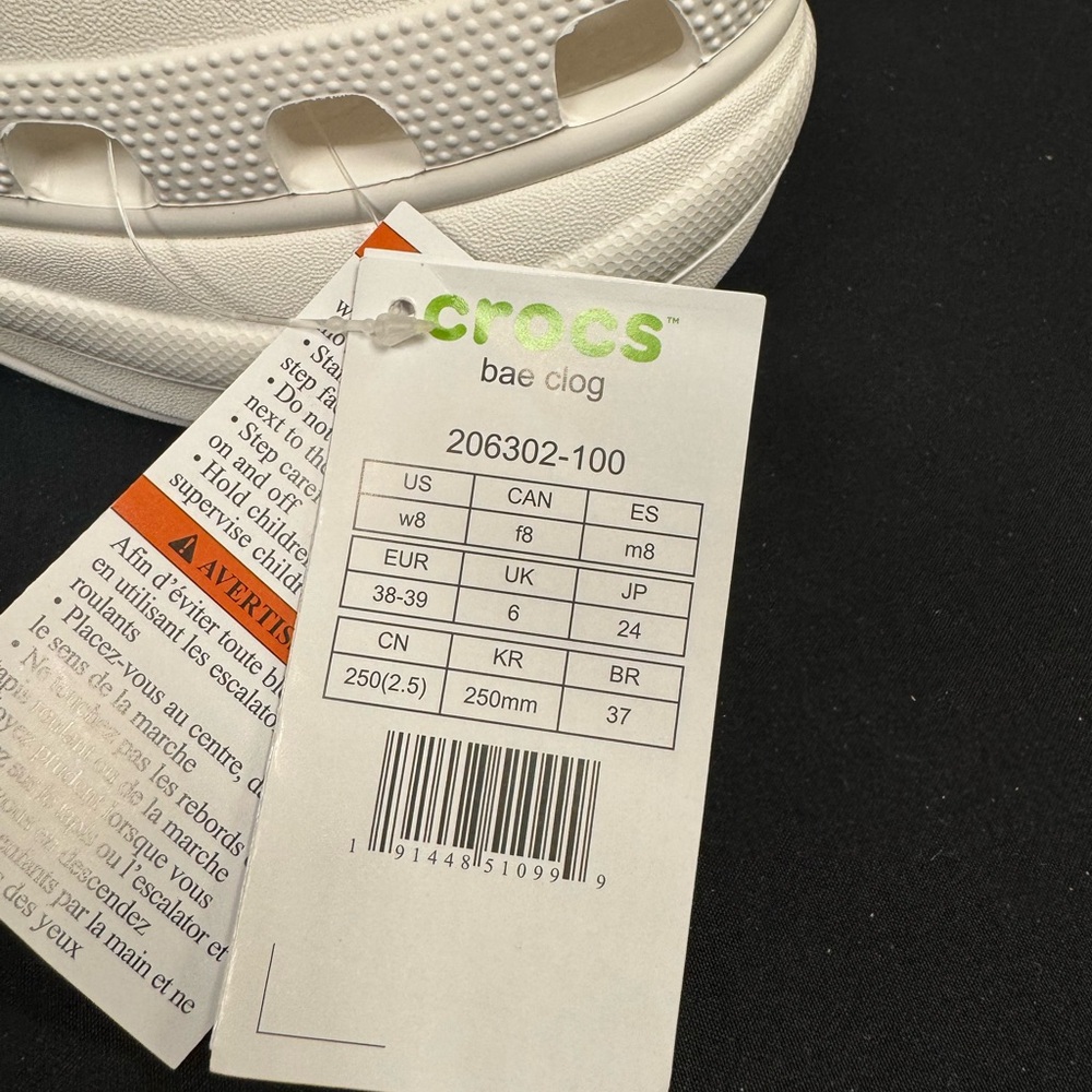 Crocs Bae Clogs - W8, W5 - Picture 9 of 10